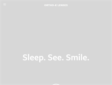 Tablet Screenshot of orthoklenses.com